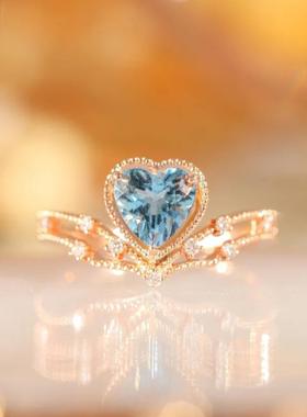 引流福利彩宝开口戒指ins风