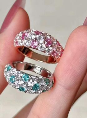 老钱风植物系帕拉伊巴薄荷味戒指