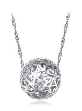 桃心形镂空路路通运转珠玲珑球