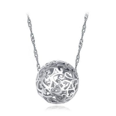 桃心形镂空路路通运转珠玲珑球