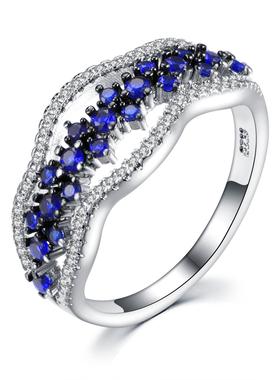 臻荣wish热卖新款镀925银镶嵌