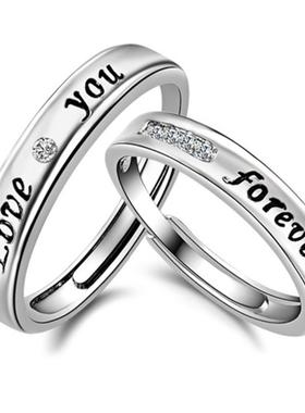 臻荣韩版镀银饰英文滴胶LOVE