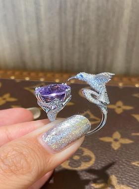 奢华优雅钻石仿真圣玛利亚海蓝宝