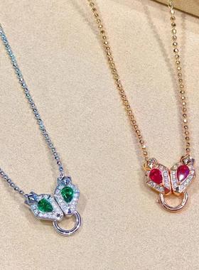 圆珠万能项链翡翠古币吊坠搭配