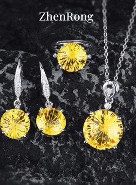 新款托帕石烟花切套装10克拉