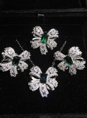 小红书推荐高级珠宝蝴蝶套装仿