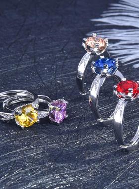 引流福利彩宝戒指仿进口彩色