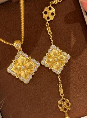 意大利中古拉丝工艺布家四叶草