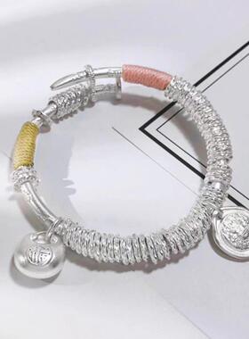 钉子手镯盘缠黄财神胖福手串国风