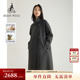 含山羊绒BEANPOLE滨波女静奢羊绒翻领时尚 优雅羊毛职场优雅风大衣