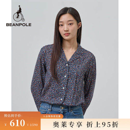 BEANPOLE滨波纯棉印花衬衫