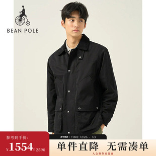 厅局商务风休闲通勤行政风夹克外套 BEANPOLE滨波秋冬男士 新品