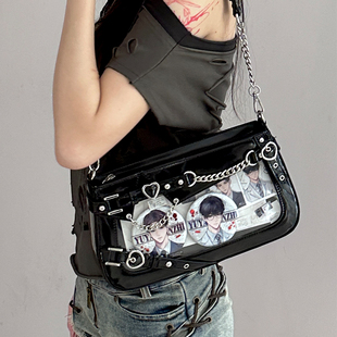 神明不坠原创【傀儡心跳】日常辣妹斜跨y2k亚文化百搭小食量痛包