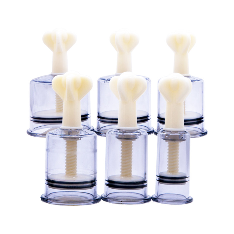 手拧拔罐器真空拔气罐玻璃火罐磁疗家用套装抽气式美容刮痧拔火罐