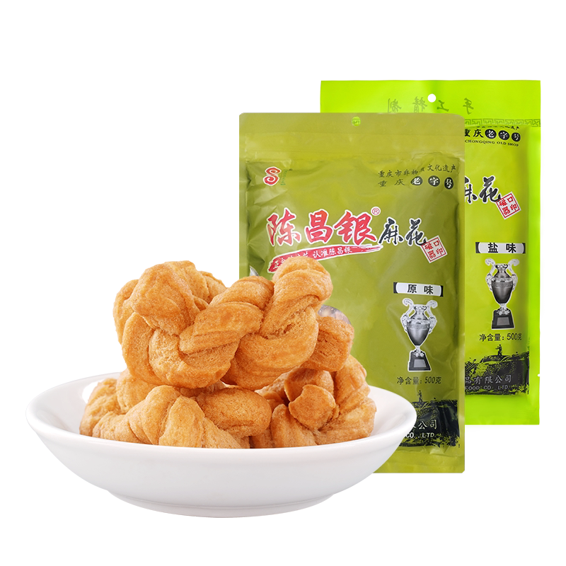 陈昌银麻花500g磁器口陈麻花麻花