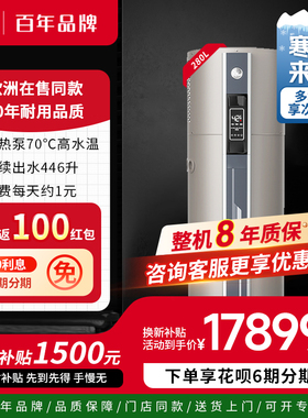 美国瑞美Rheem280L空气能热水器一级能效热泵出口大容量奥丁Odin