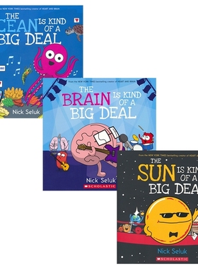 Nick Seluk The Sun  Brain Ocean Is Kind of a Big Deal 太阳大脑海洋科普绘本 儿童趣味百科 幽默诙谐 英文原版进口儿童图书