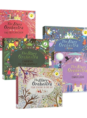 The Story Orchestra 古典音乐故事绘本 英文原版进口发声书 柴可夫斯基 天鹅湖 胡桃夹子 莫扎特维瓦尔第四季 睡美人 布封典藏版