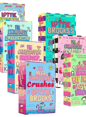 Lottie Brooks 洛蒂・布鲁克斯系列小说7册 旅行/生活指南/闺蜜闹剧/尴尬生活 友谊与成长 青少年课外读物 英文原版进口儿童图书