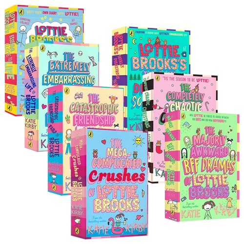 Lottie Brooks 洛蒂・布鲁克斯系列小说7册 旅行/生活指南/闺蜜闹剧/尴尬生活 友谊与成长 青少年课外读物 英文原版进口儿童图书