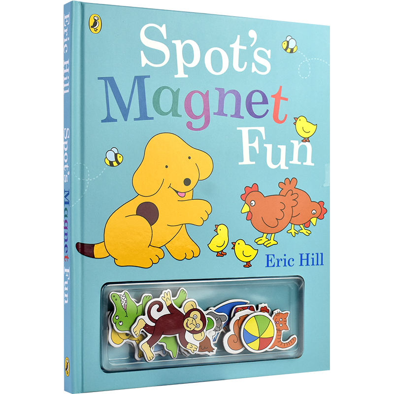 Spot's Magnet Fun 小玻系列磁力贴 场景认知 词汇启蒙 早教启蒙 益智活动书 儿童英语读物Eric Hill  英文原版进口图书