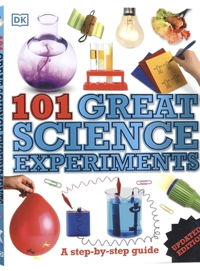 DK 101 Great Science Experiments 伟大的科学实验 儿童趣味科普 DK百科书 小学生课外读物 英文原版进口儿童图书