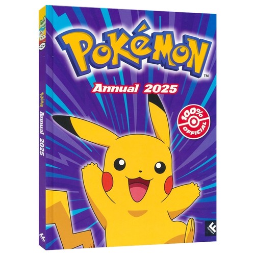 Pokémon Annual 2025 宝可梦2025年鉴 官方授权 神奇宝贝豪华版手册 宝可梦宝典 益智活动书 角色全解析 英文原版进口儿童图书
