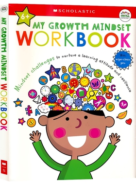 My Growth Mindset My Mindfulness Workbook Scholastic 学乐早教启蒙系列 正念 情绪管理 逆商养成 培养专注力 英文原版进口图书