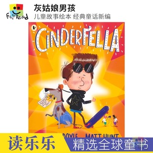 灰姑娘男孩 Walker Cinderfella 6岁 英文原版 经典 亲子互动 儿童故事绘本 进口图书 童话新编 幼儿英语读物 Books