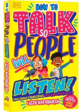 DK How To Talk So People Will Listen 如何说话才能让人愿意倾听 黑白插图 增强自信 沟通技巧 英文进口原版图书