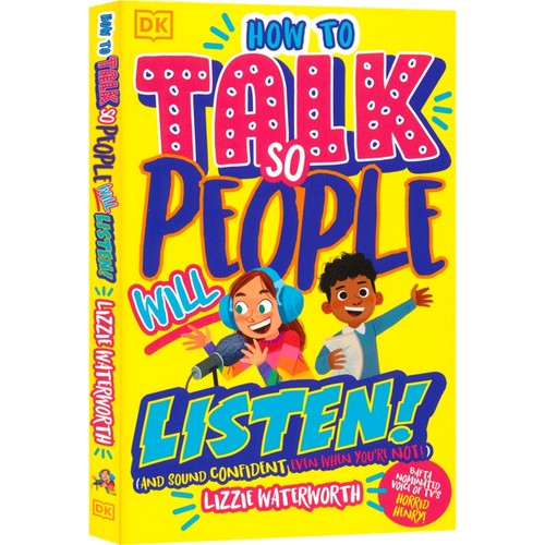 DK How To Talk So People Will Listen 如何说话才能让人愿意倾听 黑白插图 增强自信 沟通技巧 英文进口原版图书
