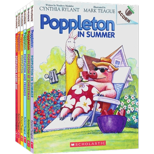 Poppleton 小猪波普尔顿 学乐ACORN橡果系列桥梁书 大树系列姊妹篇 儿童英语分级读物 扫码听音频 温暖友谊故事 英文原版进口图书