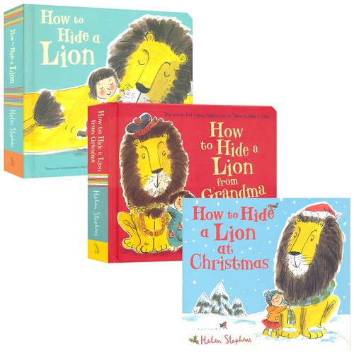 How To Hide A Lion 如何把狮子藏起来系列3册 畅销故事绘本 亲子读物 英语早教启蒙 英文原版进口儿童图书