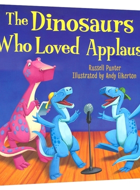 Usborne The Dinosaurs Who Loved Applause 尤斯伯恩 喜欢掌声的恐龙 故事绘本 图画书 英文原版进口儿童图书