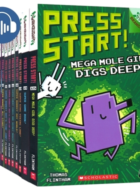 Scholastic Press Start 1-15 美国学乐大树系列 方块兔 赠音频 奇幻冒险故事 英语初级章节桥梁书 儿童课外读物 英文原版进口图书