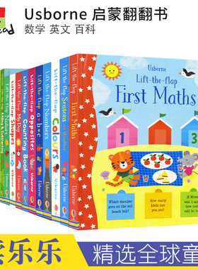 Usborne Lift-the-flap Maths English Coding 数学加减法 电脑编程人体 字母语法 百科翻翻纸板书 儿童英语读物 英文原版进口图书