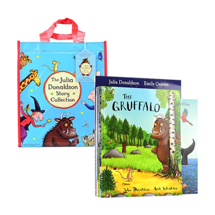 The Julia Donaldson gruffalo Room on the Broom 茱莉亚唐纳森 女巫扫帚排排坐 咕噜牛绘本套装 儿童英语故事 英文原版进口图书