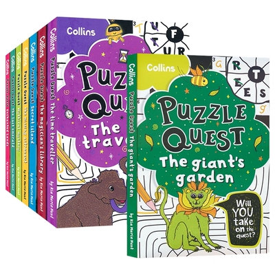 【自营】Puzzle Quest Time Traveller Secret Island Mythical Mystery 谜题大挑战 益智活动书 儿童推理游戏 逻辑思维 英文原版