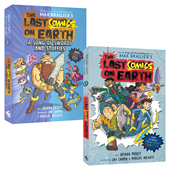 地球上最后 Kids 全彩漫画小说 孩子 Last 青少年英语课外读物 Comic The 进口儿童图书 Earth 英文原版
