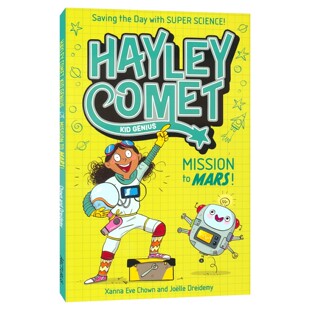 Genius 进口 英文原版 火星任务 Comet Kid 科学知识科普漫画书 Mission 中小学生课外阅读 Hayley Mars 太空冒险主题 天才儿童