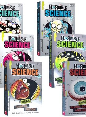 Scholastic Horrible Science 学乐 可怕的科学 6册套装 人体微生物自然毒药电太空 儿童科普百科读物 英文原版进口儿童图书
