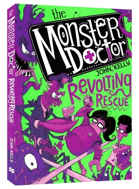 The Monster Doctor 2 Revolting Rescue 怪物医生2 令人作呕的救援 英文章节书 黑白插图 小学初中课外读物 英文原版进口图书