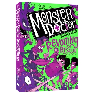 The Monster Doctor 2 Revolting Rescue 怪物医生2 令人作呕的救援 英文章节书 黑白插图 小学初中课外读物 英文原版进口图书