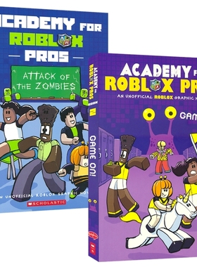Academy for Roblox Pros Roblox 职业玩家学院1-2 桥梁漫画 儿童图画小说 英语课外读物 英文原版进口儿童图书