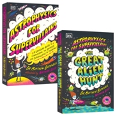 for 地球太空儿童百科科普读物 Great The Hunt 超级反派 英文原版 进口图书 Alien Supervillains 天体物理学2册 Astrophysics