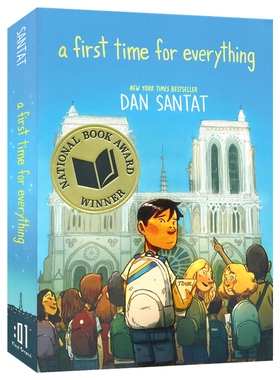 A First Time for Everything 凡事都有第一次 丹·桑塔 凯迪克奖得主 2024年金风筝奖中级小说奖 青少年成长故事全彩漫画英文原版