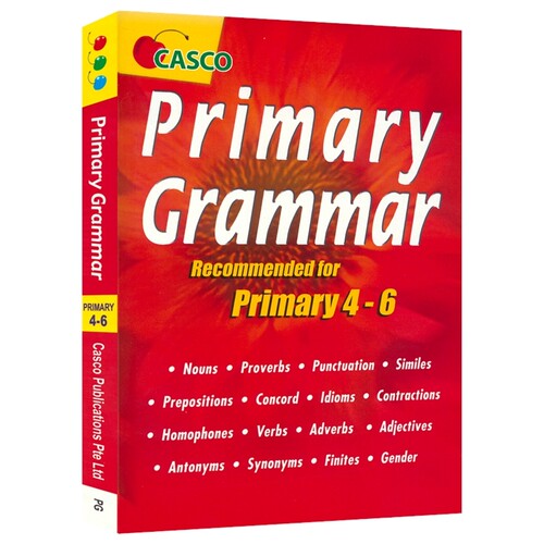 Casco Primary Grammar Primary 4-6 新加坡英语 小学语法英语 4-6年级  备考PSLE 小六会考 英文原版进口图书