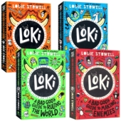 北欧诸神元 素 章节小说 Loki 日记式 洛基系列4册 小学英语课外读物 诙谐搞怪故事 Series 英文原版 进口儿童图书