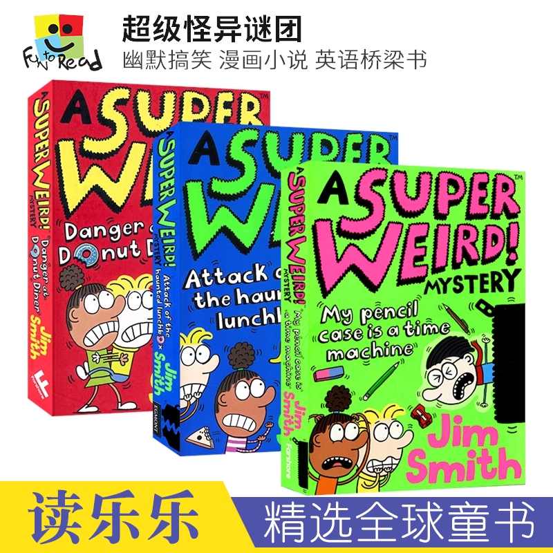 A Super Weird Mystery 超级怪异谜团 推理漫画小说 幽默搞笑英语桥梁书 Barry Loser作者新作 小学课外读物 英文原版进口儿童图书