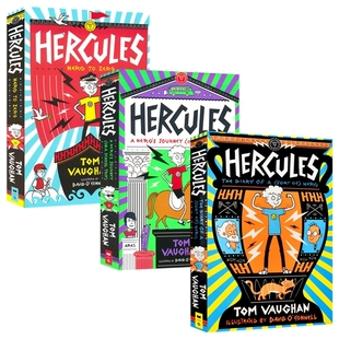 素 校园成长故事 英文原版 赫拉克勒斯系列3册 进口儿童图书 12岁 希腊神话元 Hercules 英语章节小说 中小学生课外读物